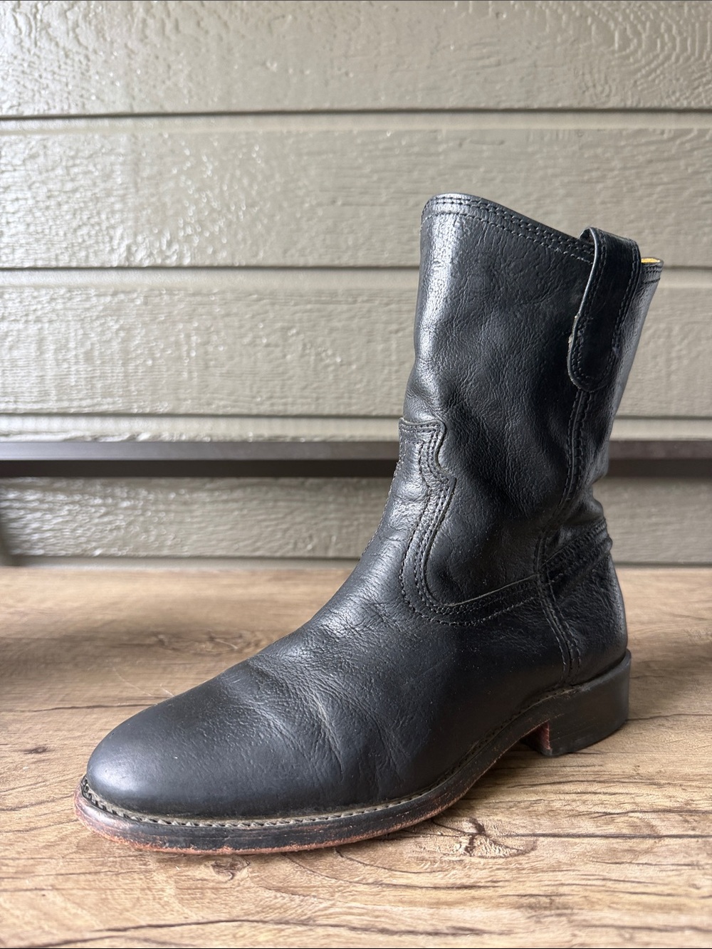 Frye Women Black Ankle Booties size 7.5 M - Picture 4 of 11